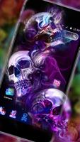 Neon Colourful Skull Theme screenshot 2