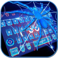 download Neon Spider keyboard Theme APK
