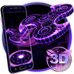 3D Fidget Spinner Neon Hologram Theme