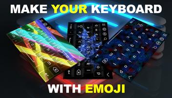 NEON Style 3D Keyboard Theme ảnh chụp màn hình 1