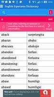English Esperanto Dictionary capture d'écran 1
