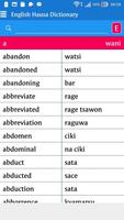 English Hausa Dictionary imagem de tela 1