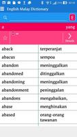 English Malay Dictionary ภาพหน้าจอ 1