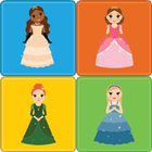 Princess Memory Game for kids icône