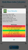 Body Mass Index Calculator syot layar 2