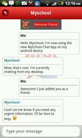Myschool Chat Screenshot 1
