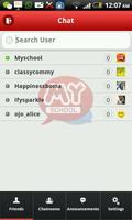 Myschool Chat captura de pantalla 3