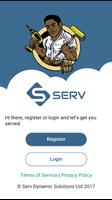 SERV App الملصق