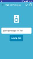 Mp3 for Periscope اسکرین شاٹ 1