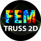 FEM: Truss 2D ícone