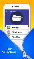 Zip Unzip Tool App Free File Manager capture d'écran 1