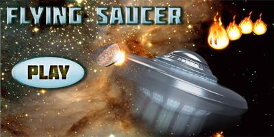 Flying Spaceship Saucer poster