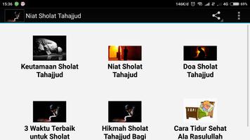 Doa, Hikmah dan Niat Sholat Tahajjud تصوير الشاشة 1