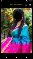 Silk Saree Face Changer اسکرین شاٹ 1