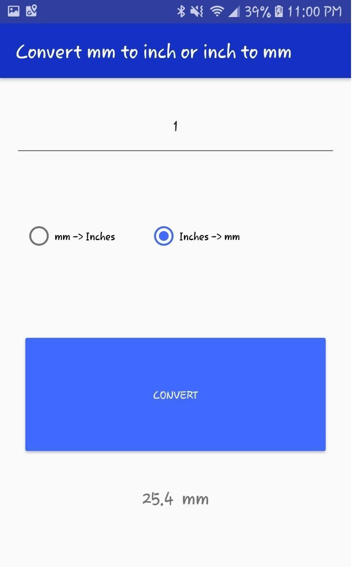 Mm To Inch Converter For Android Apk Download