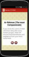 AsmaUlHusna 99 Names of ALLAH اسکرین شاٹ 2