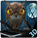 3D Vivid Night Owl Launcher APK