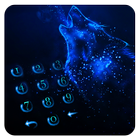 Night sky wolf theme icono