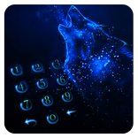 Night sky wolf theme