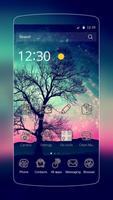 پوستر Night Tree Theme