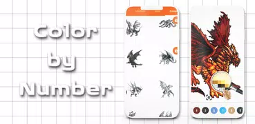 Dragons Color Pixel by Numbers - Sandbox Pixel