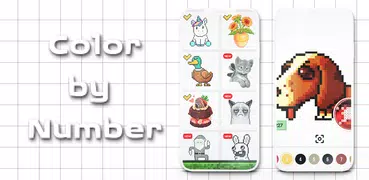 Pets - Color Pixel by Number