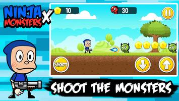 Ninja Hattori Shooter Adventure: Go Run in Jungle Affiche