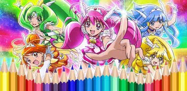 How To Color Pretty Cure - Coloring Book