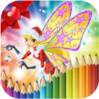 How to Color Winx Club - Colors Book icône