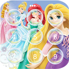 Disney Princess Lock Screen أيقونة