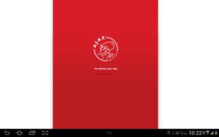 Officiële AFC Ajax tablet app poster