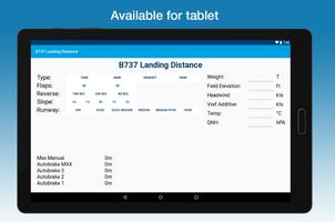 B737 Landing Distance syot layar 2