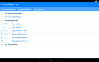 Linux Reference Card screenshot 1