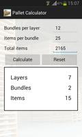 1 Schermata Pallet Calculator