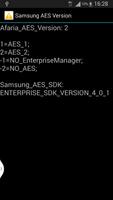 Samsung AES Version capture d'écran 1