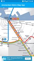 Amsterdam Metro Map App capture d'écran 1