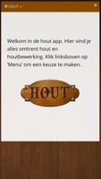 Hout plakat