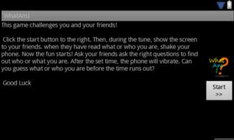 What Am I - Mobile Game capture d'écran 1