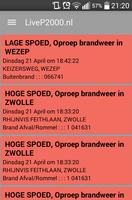 برنامه‌نما LiveP2000.nl عکس از صفحه