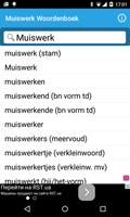 Muiswerk Dutch Dictionary Affiche