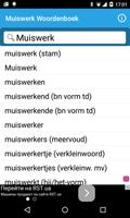 Muiswerk Dutch Dictionary plakat