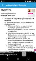 Muiswerk Dutch Dictionary capture d'écran 1