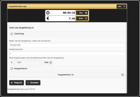 Vergaderkosten App 2.0 スクリーンショット 2