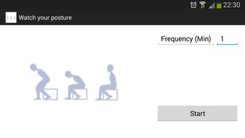 3 Schermata Watch your posture
