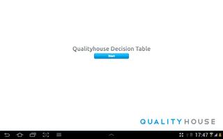 Qualityhouse Decision Table T poster