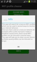 WiFi profile cleaner স্ক্রিনশট 1