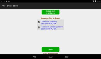 WiFi profile delete screenshot 1