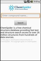 ChemSpider Search पोस्टर