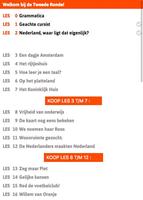 برنامه‌نما Nederlands leren, Tweede ronde عکس از صفحه