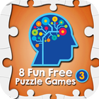 8 Fun Free Puzzle Games - 3 icône